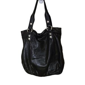 Lucky Brand Leather Shoulder Bag Tote